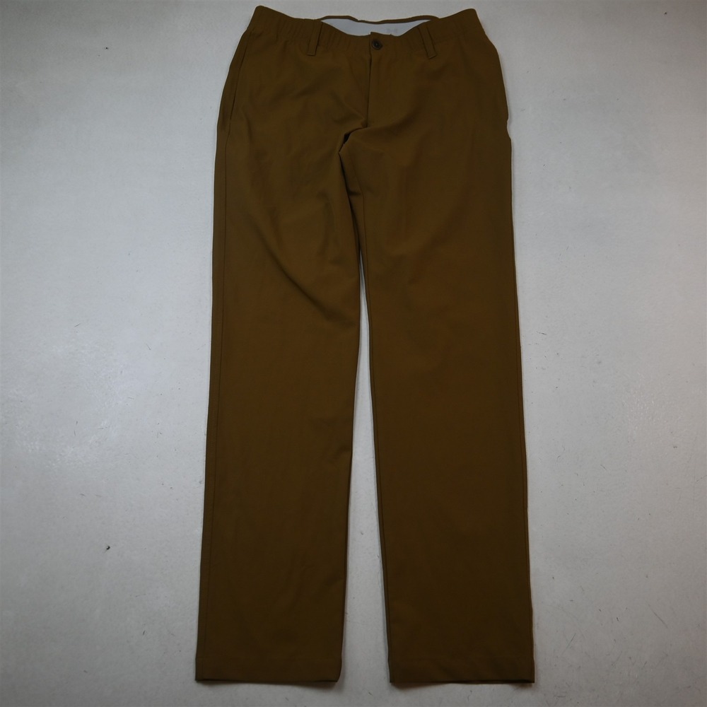 Under armour 34x32 Tan Camel Brown UA Drive Tapered Golf 1377301 Mens Pants